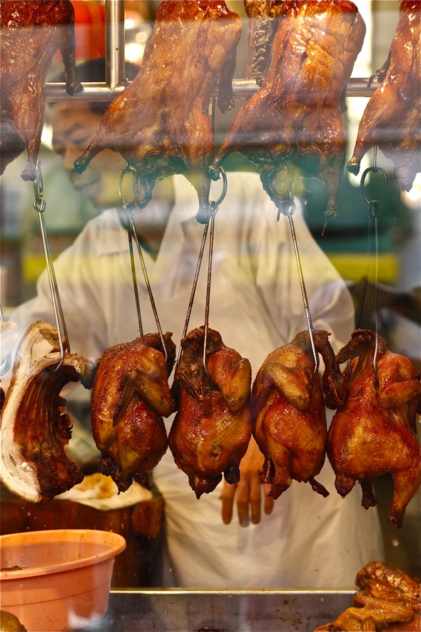 Vancouver's Chinatown peking duck display