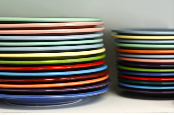 colourful fiestaware dishes